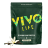 Veganske fermentirane beljakovine z BCAA, kurkumo, Reishi gobo in prebavnimi encimi, okus madagaskar vanilija | Vivo life | prašek (988 g)